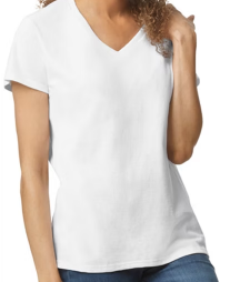 Gildan Women's V-Neck Shirt