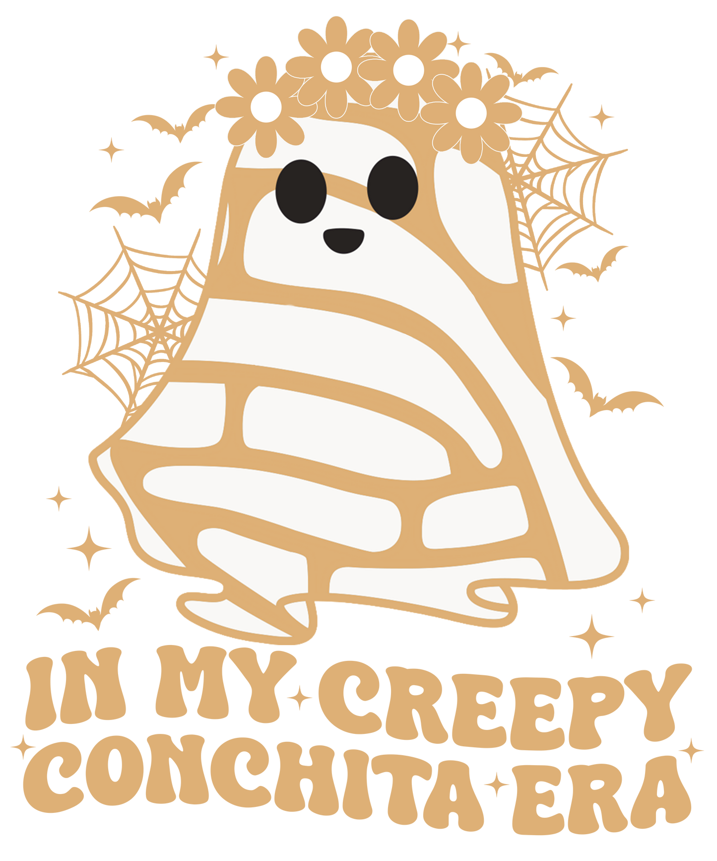 Concha Halloween Ghost T-Shirt Layouts