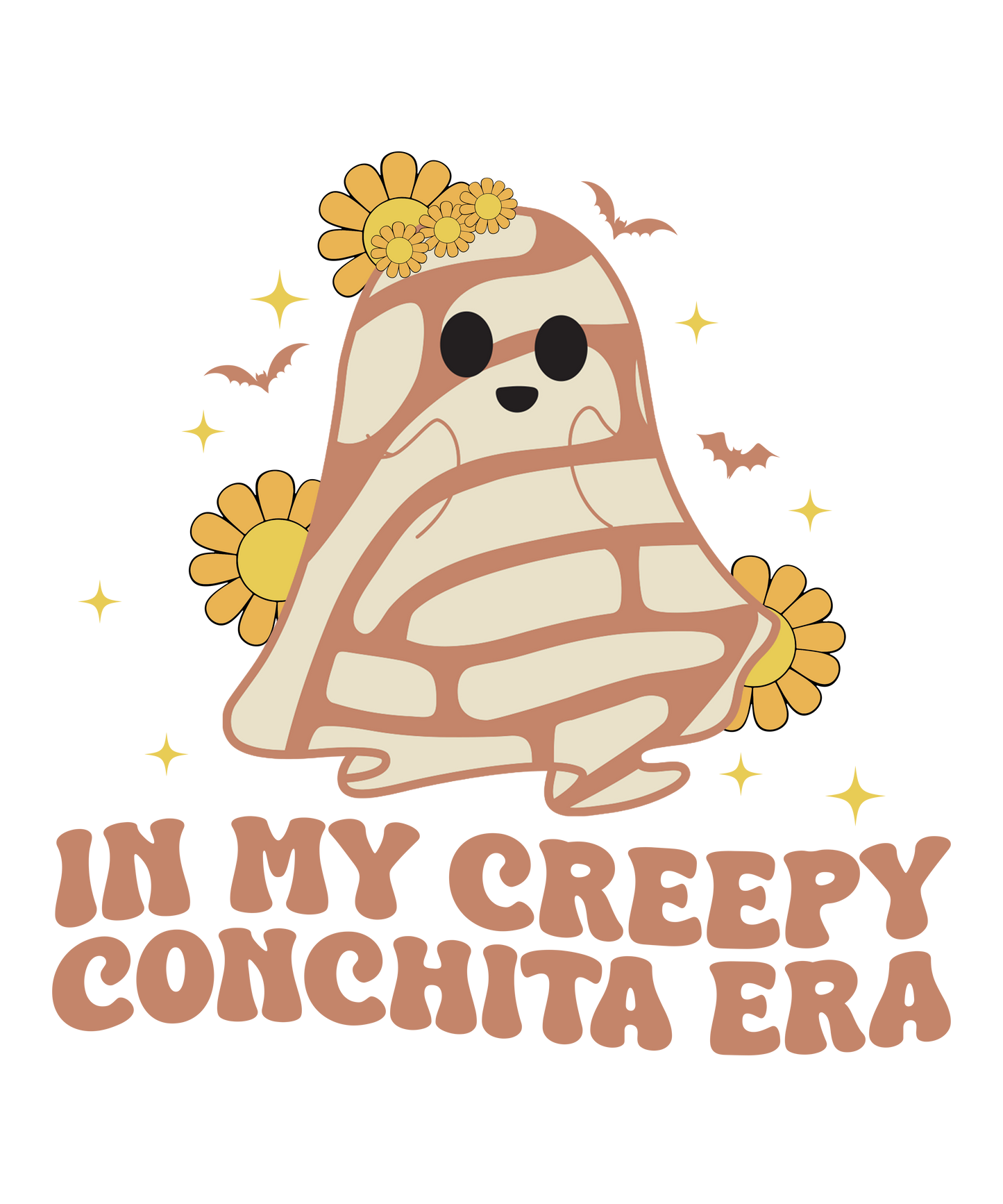 Concha Halloween Ghost T-Shirt Layouts